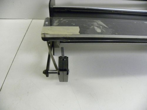 LABEL DISPENSER BY DISPENSAMATIC 16&#034; WIDE W/FOOTPEDAL