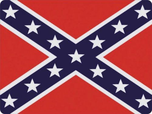 Rebel Confederate Flag Red Mouse Pad