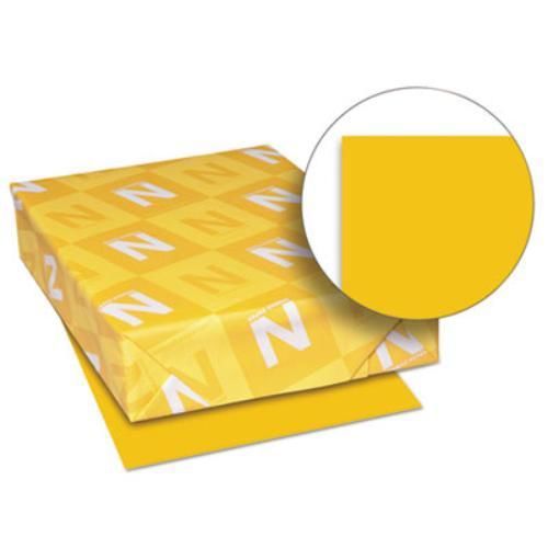 Neenah paper 26711 exact brights paper, 8 1/2 x 11, bright gold, 50 lb, 500 for sale