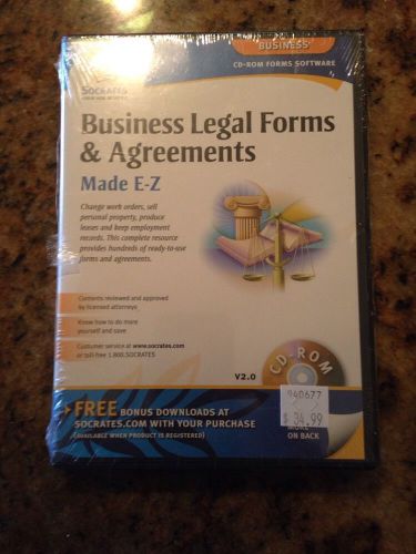 NEW Socrates Business Legal Forms &amp; Agreements Made E-Z V2.0