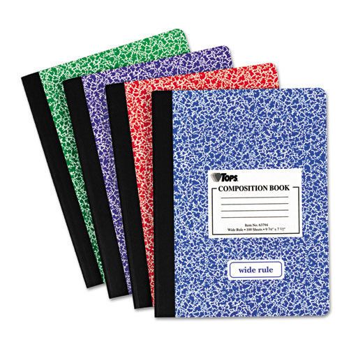 Tops Composition Book with Hard Cover Set of 3