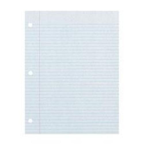 Ecology recycled filler paper 8&#039;&#039; x 10-1/2&#039;&#039; college rule 3 hole punch 150 count for sale