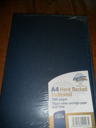 A4 HARD BACKED INDEX BOOK NEW