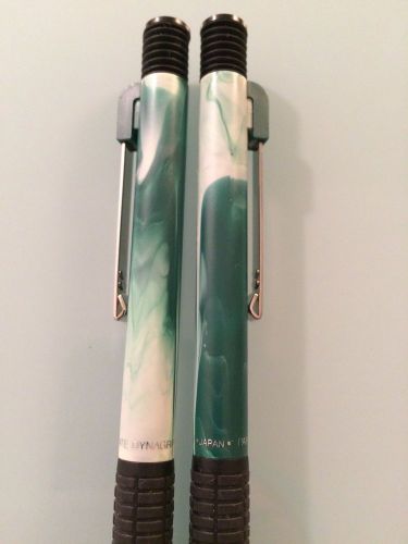 Paper Mate DynaGrip Pen Set. Green White Marble.Light. Great Writing Tool-Japan.