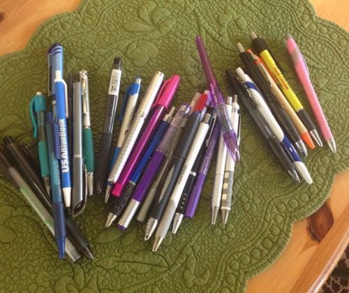 Assorted Working Pens, Pencils