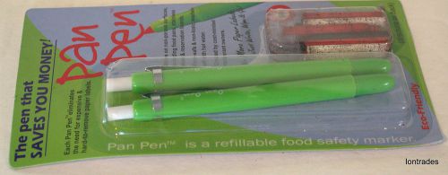 2pc PAN PENs Retractable Grease Pencils with 10-refills Eco Friendly