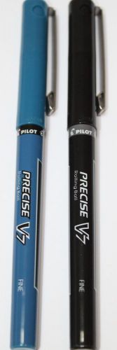 Pilot® Precise V7 Needle Rollerball Pens ( 2 Pack Blue and Black )