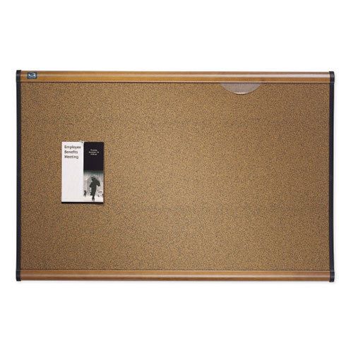 Quartet 4&#039; x 4&#039; Light Grey Vinyl Tack Board with Maple Frame Free Shipping