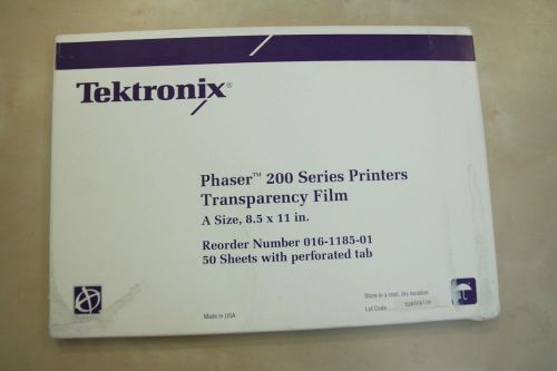 50 sheets Tektronix Phaser laser printerTransparency film 8.5 x 11 in