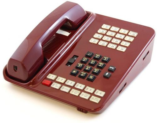 NEW Vodavi Starpuls 61612-60 Burgandy Enhanced Telephone REFURB WARRANTY