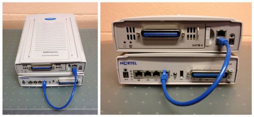Nortel bcm 50 base system w/router &amp; bcm 50 expansion cabinet w/nortel gatm8 for sale