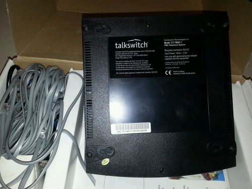 TalkSwitch 480vs CT.TS001.1  Phone System