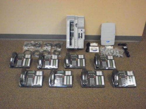 Nortel norstar cics business office phone system (8) t7316 caller id voicemail for sale