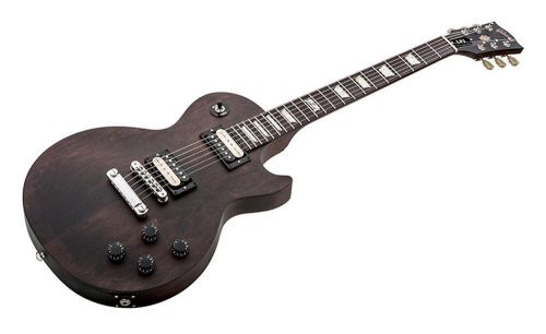 Gibson les paul lpj14t2sc1lpj 2014 chocolate satin solid-body electric guitar for sale