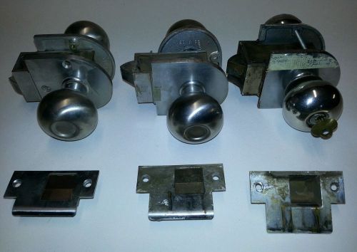 Three commercial Door knobs