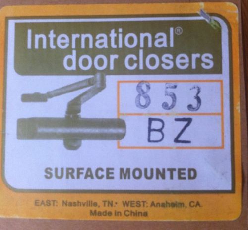 International Commercial Type Door Closer Model 853 AL Surface Mounted.