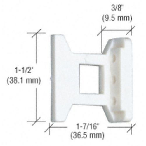 Crl standard nylon flush bolt guide dl2210sg for sale