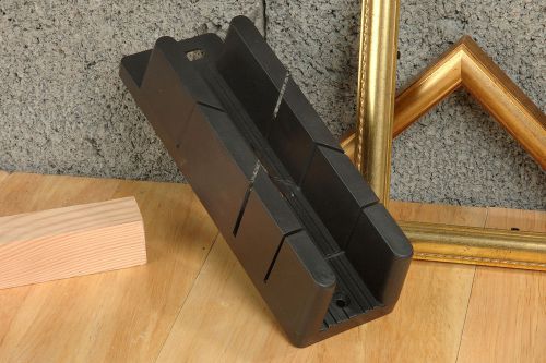 linic uk made small mitre miter block box 45 &amp; 90 degree cut 35mm x 38mm x 205mm