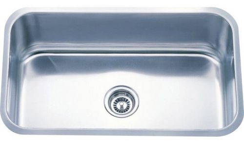 Undermount Kitchen Single Bowl Stainless Sink &lt;18Gauge&gt; 30&#034; x 18&#034;