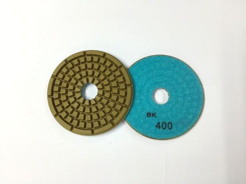 Diamond Polishing BK 4 inch Wet/Dry Polishing Discs Velcro Back Marble Granite