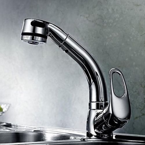 New Design Chrome Finish Kitchen Sink Faucet Single handle Single Hole Mixer Tap