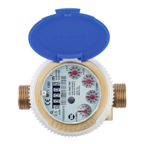 15mm 1/2&#034; Cold Water Meter :: Garden  Home antimagnetic with cover cap