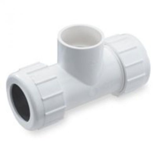 Pvc compress tee 3/4ips slip nds inc pvc compression fittings cpt-0750-s for sale