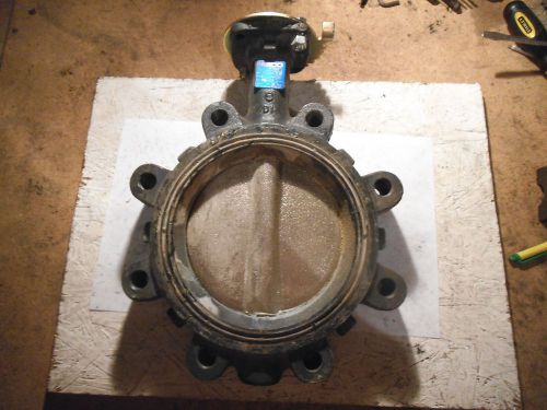 Nibco butterfly valve 6&#034; ld 3010, 250 psi body: di disc: di stem: ss no handle for sale