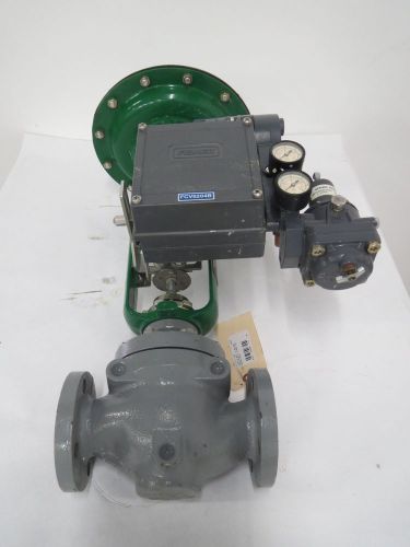 FISHER 667 1-1/2 IN 667 582I STEEL PNEUMATIC FLANGED 150 CONTROL VALVE B443354