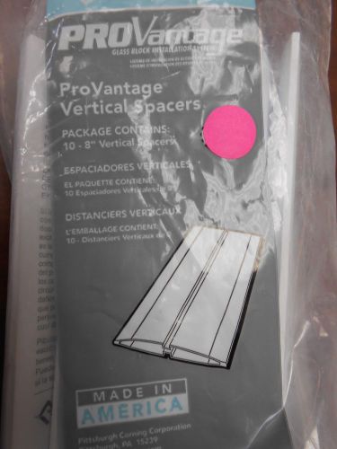 Pittsburgh Corning PROVantage  8&#034; Vertical Spacers (6 spacers)