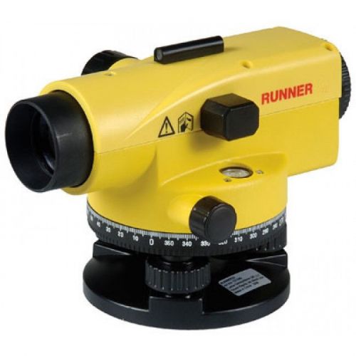 NEW LEICA RUNNER 24 24x AUTOMATIC LEVEL FOR SURVEYING 1 YEAR WARRANTY