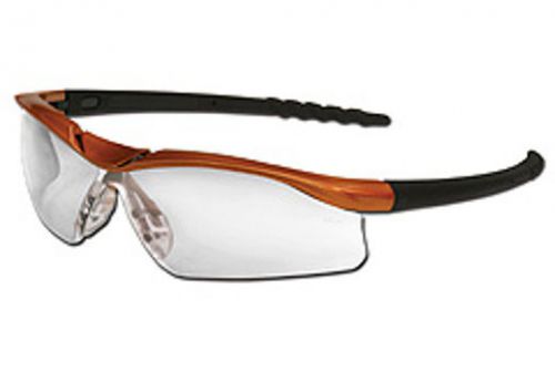 $9.49*CREWS SAFETY GLASSES*NUCLEAR ORANGE/CLEAR*FREE EXPEDITED SHIPPING**