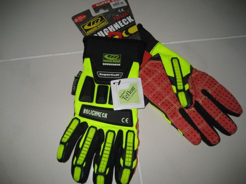 Roughneck gloves ringers gloves impact resistant medium tefloc 267-09 for sale