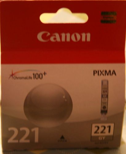 Brand New Canon CLI-221GY Ink Cartridge unopened in box.