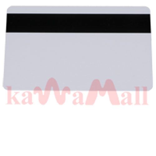 50X Glossy Blank Magnetic Stripe PVC ID Cards HiCo 1-3