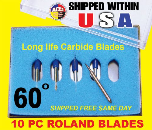 10x60° high quality roland vinyl cutter plotter blades new in box for sale