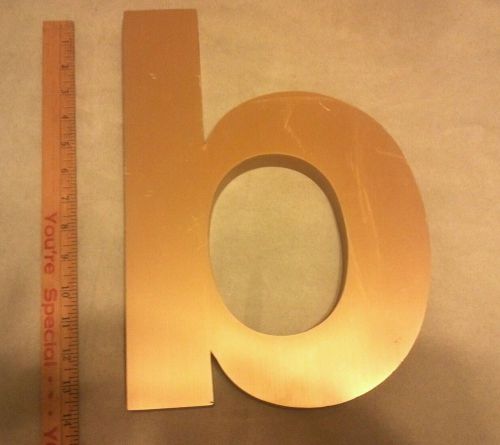 Large Commercial  14&#034; Copper letter &#034;b&#034;