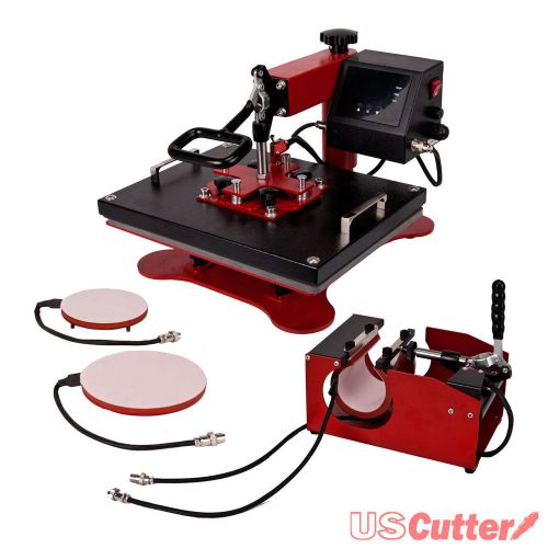 Uscutter perfect press - 12&#034;x15&#034; digital 5-in-1 swing arm heat transfer press for sale