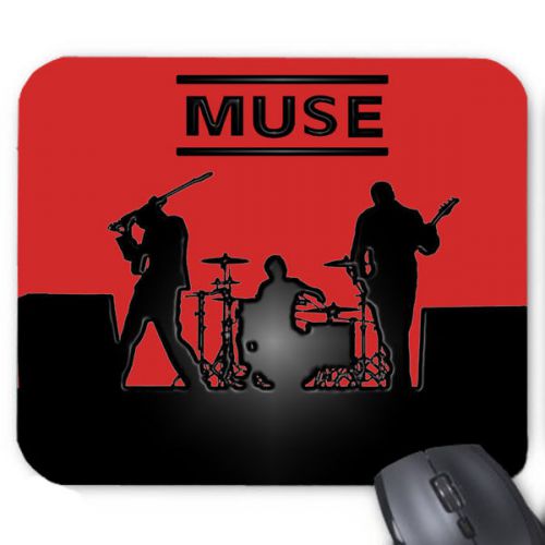 Muse Band Siluet Mouse Pad Mat Mousepad Hot Gift