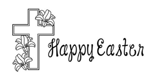 NEW ECO GREEN Xstamper Classix P14 Self Inking Rubber Stamp to wish HAPPY EASTER