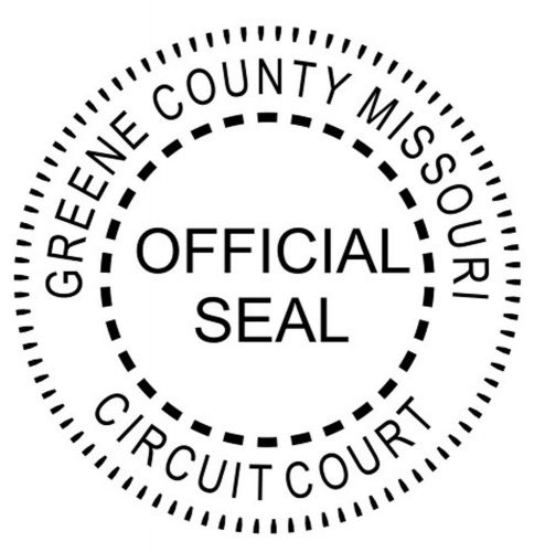 NEW Custom OFFICIAL SEAL Library of Circular Shiny EZ-Seal Hand held Embosser