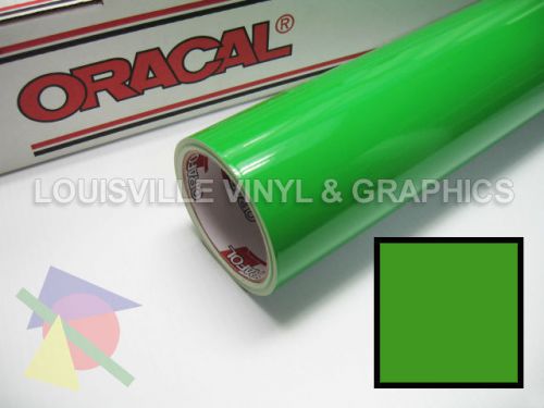 1 roll 24&#034; x 5 yds yellow green oracal 651 sign &amp; graphics cutting vinyl for sale