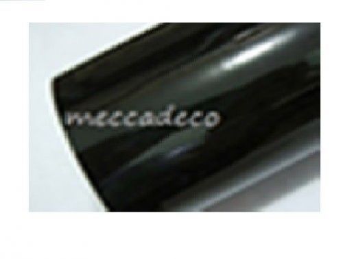 High Glossy solid black interior PVC film sheet (Heavy Duty)24&#034; x39.5&#034;