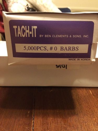 Tach-It Nylon Tagging Barbs For Tag Gun  1/2&#034; Long 5,000 In Box