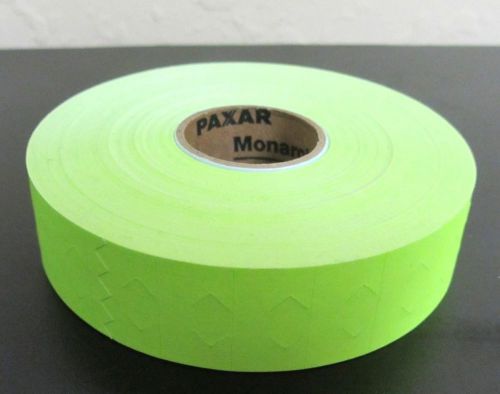 1 Roll Bright Neon Green Price Tags for Pricing Gun Paxar Monarch 000652