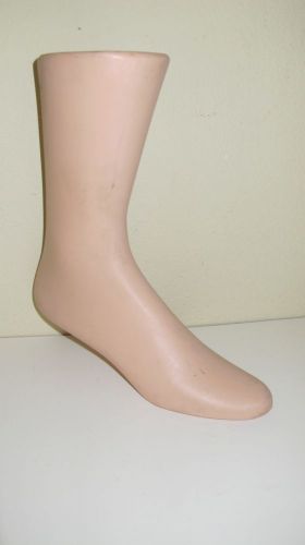 Vintage Mens Mannequin foot sock shoe form Plastic Set of 2