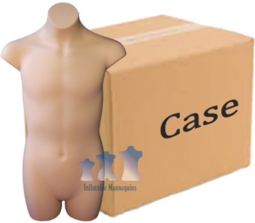 Teenage Boy 3/4 Form-Hard Plastic FLESHTONE, Case of 12