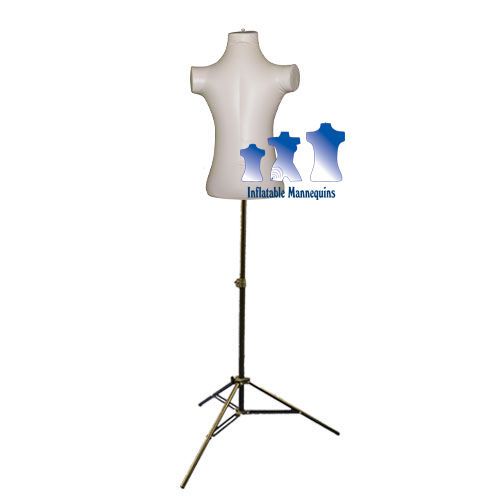 Inflatable Child Torso, Ivory and MS12 Stand