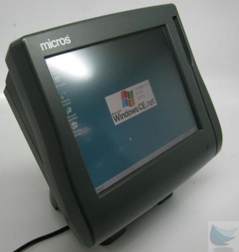 Micros Workstation 4 Point of Sale Terminal 12&#034; LCD Touchscreen TESTED POS