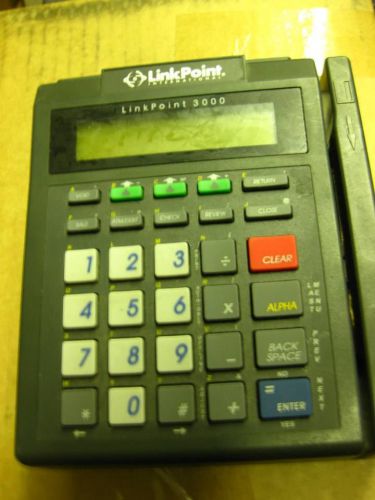 CREDIT CARD TERMINAL LINK POINT 3000 - SYSTEM EXCELLENT CONDITION